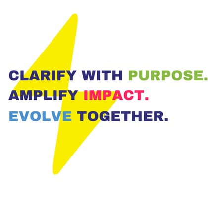 Clarify with Purpose.  Amplify Impact.  Evolve Together.8.21.2025
