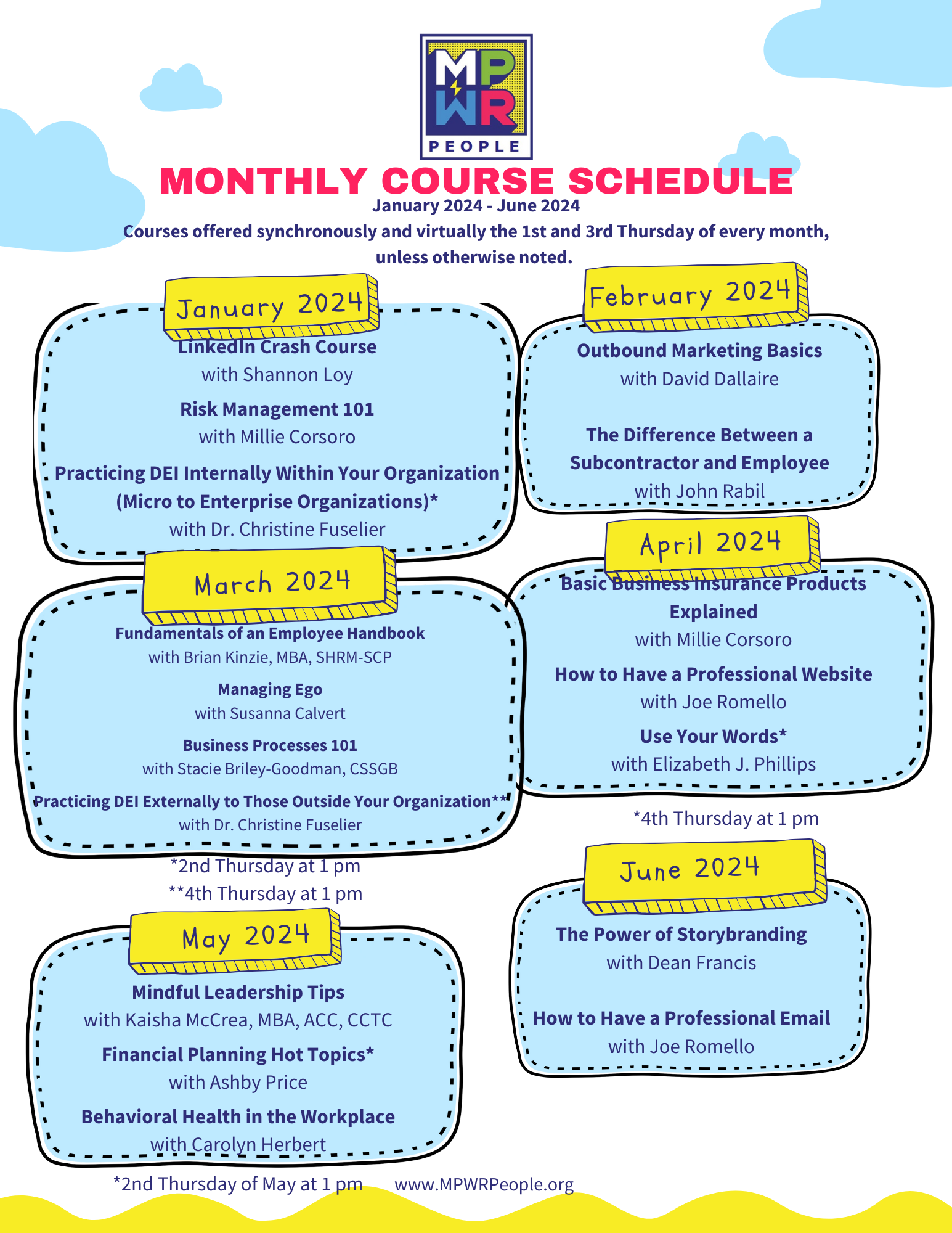 MPWRPeople Course Schedule.10.31.2023.page 2 MPWRPeople Course Schedule.10.31.2023.page 2